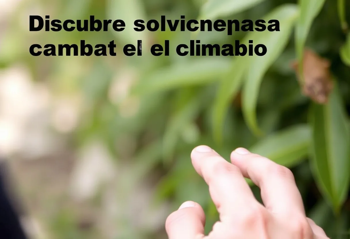 Descubre soluciones simples para combatir el cambio climático