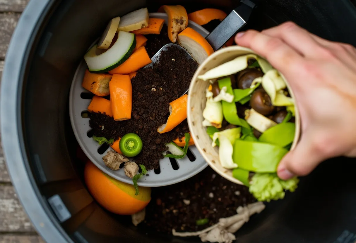 Beneficios de usar residuos de cocina en el compostaje