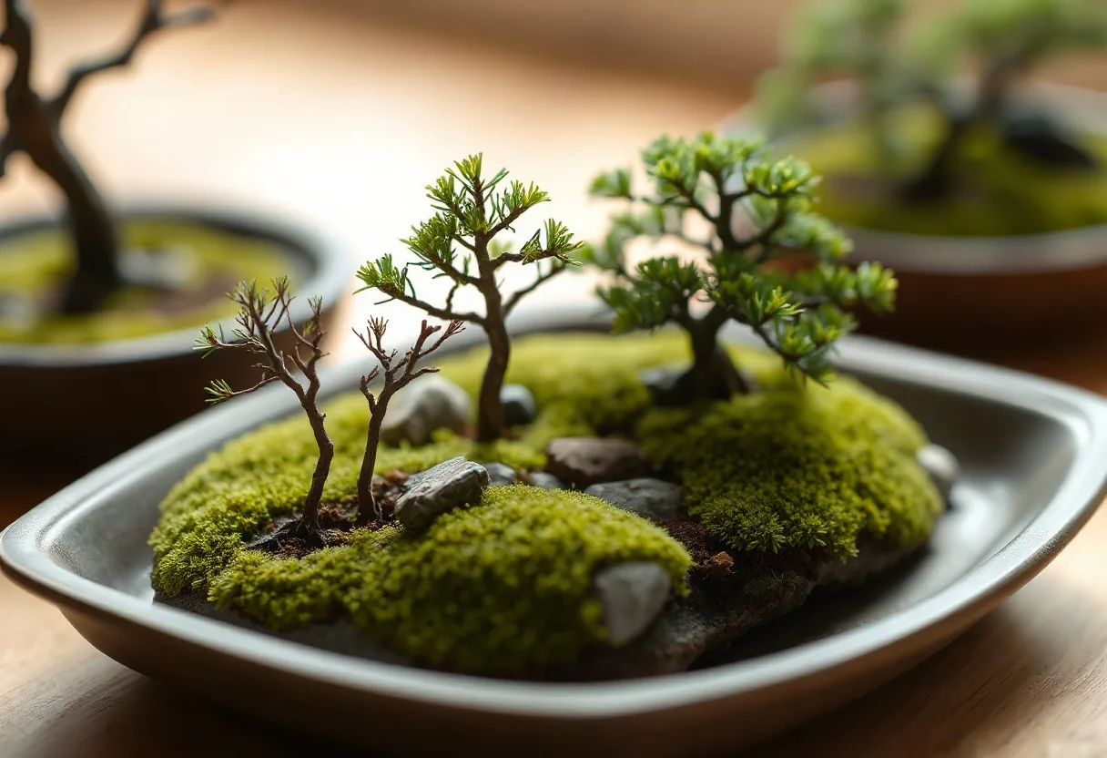 Cómo crear paisajes en miniatura con bonsáis