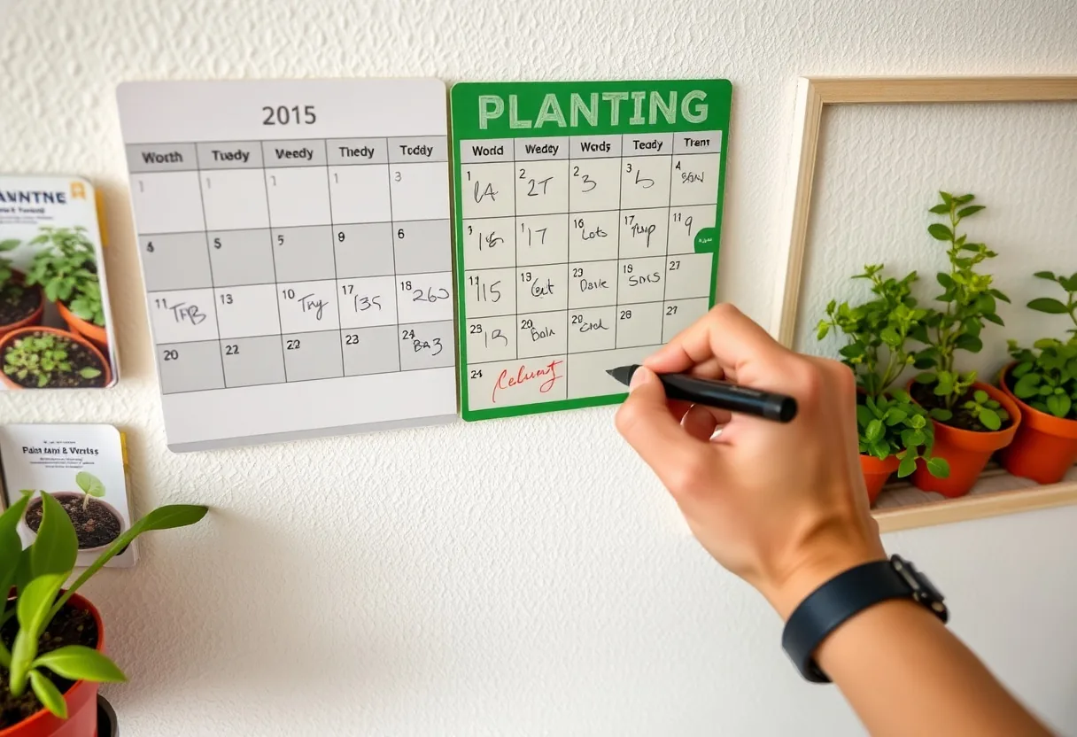 Cómo crear tu propio calendario de siembra