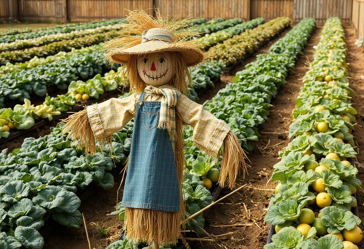 Cómo hacer un espantapájaros ecológico para tu huerto