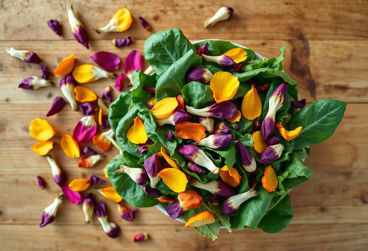 Cómo usar flores comestibles frescas en la cocina