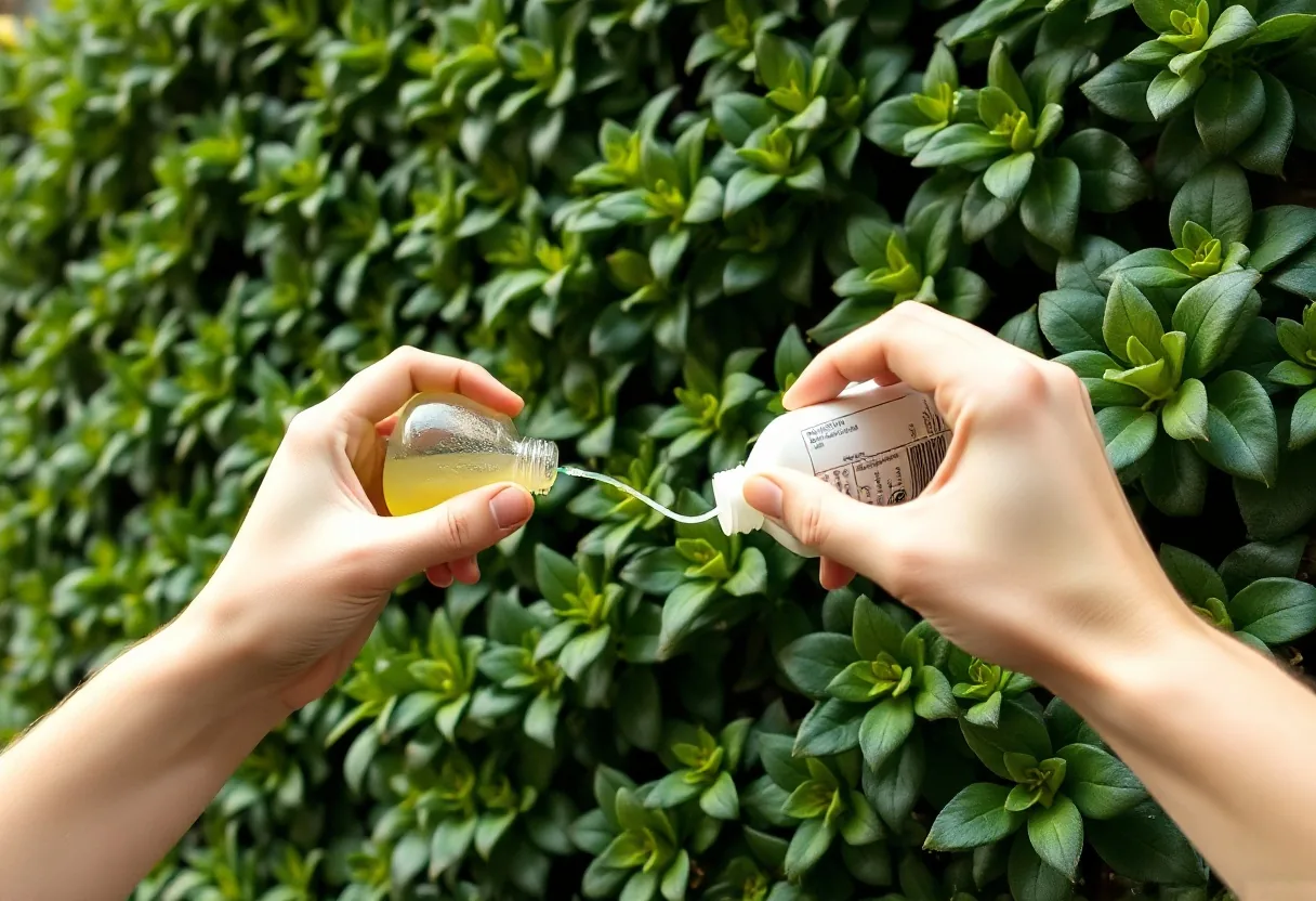 Consejos para la fertilización de jardines verticales