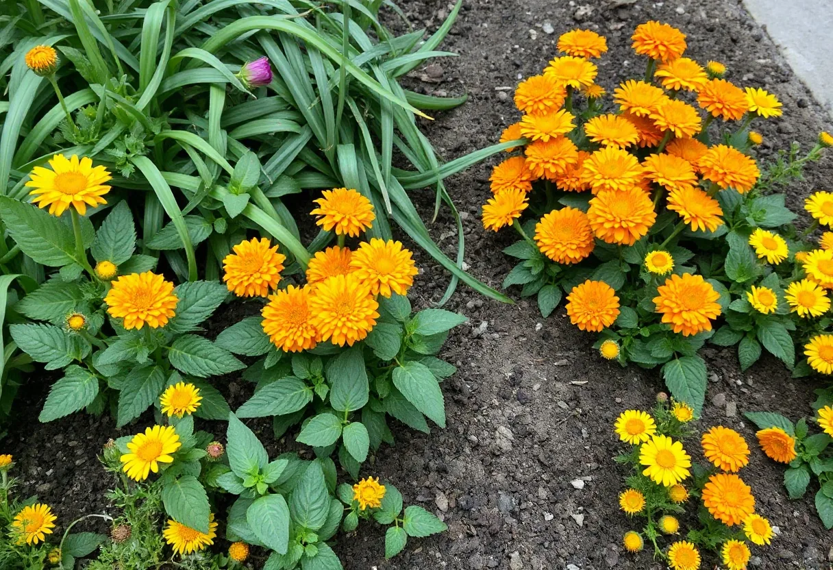 Diseños creativos para jardines de flores comestibles